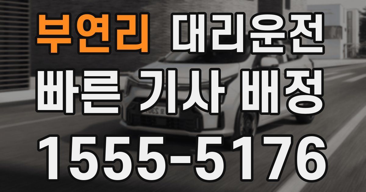 일일대리기사
