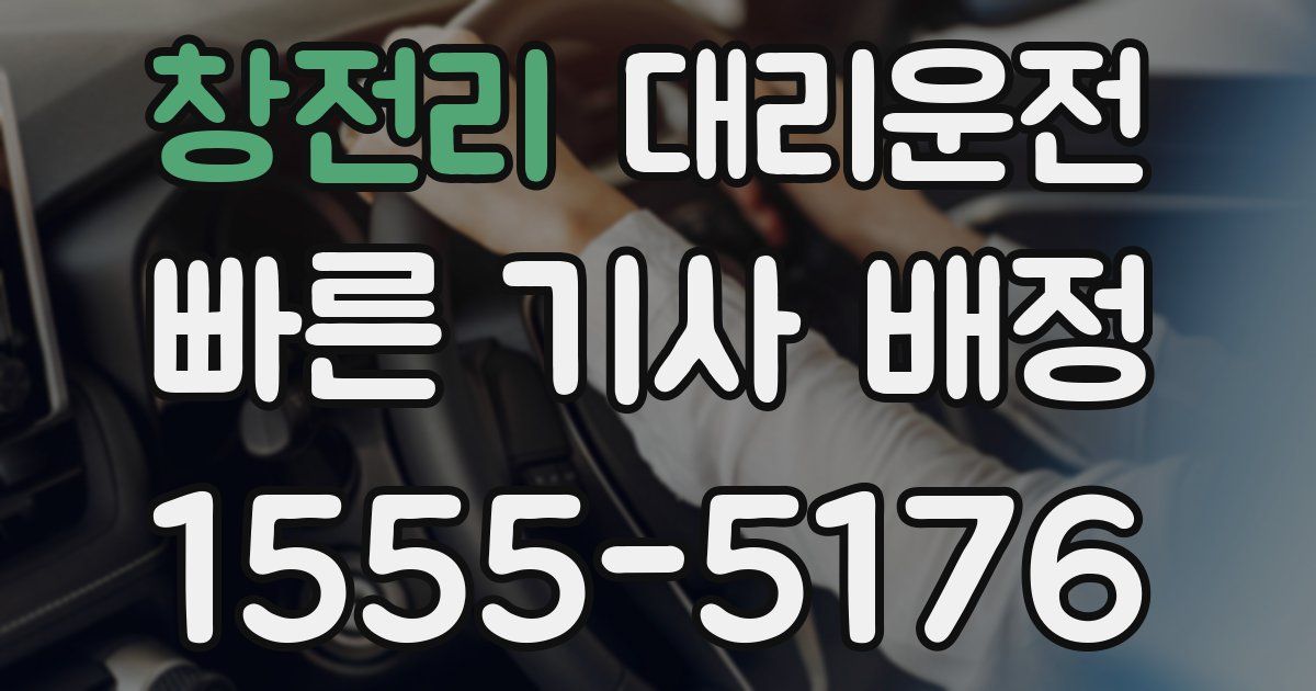 일일대리기사
