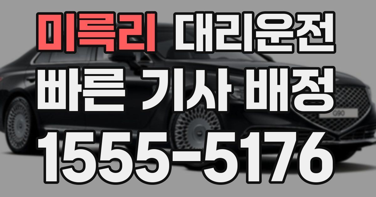 일일대리기사
