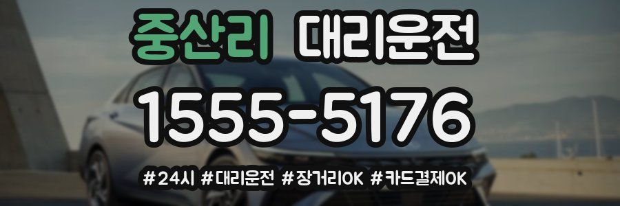 중산리 대리운전