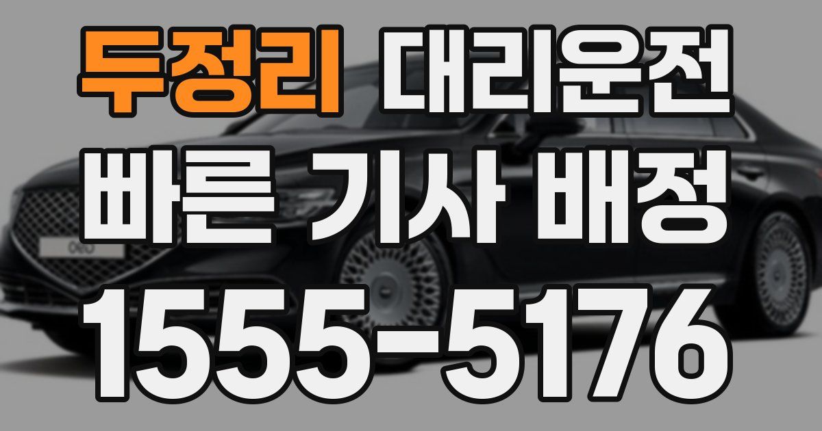 일일대리기사