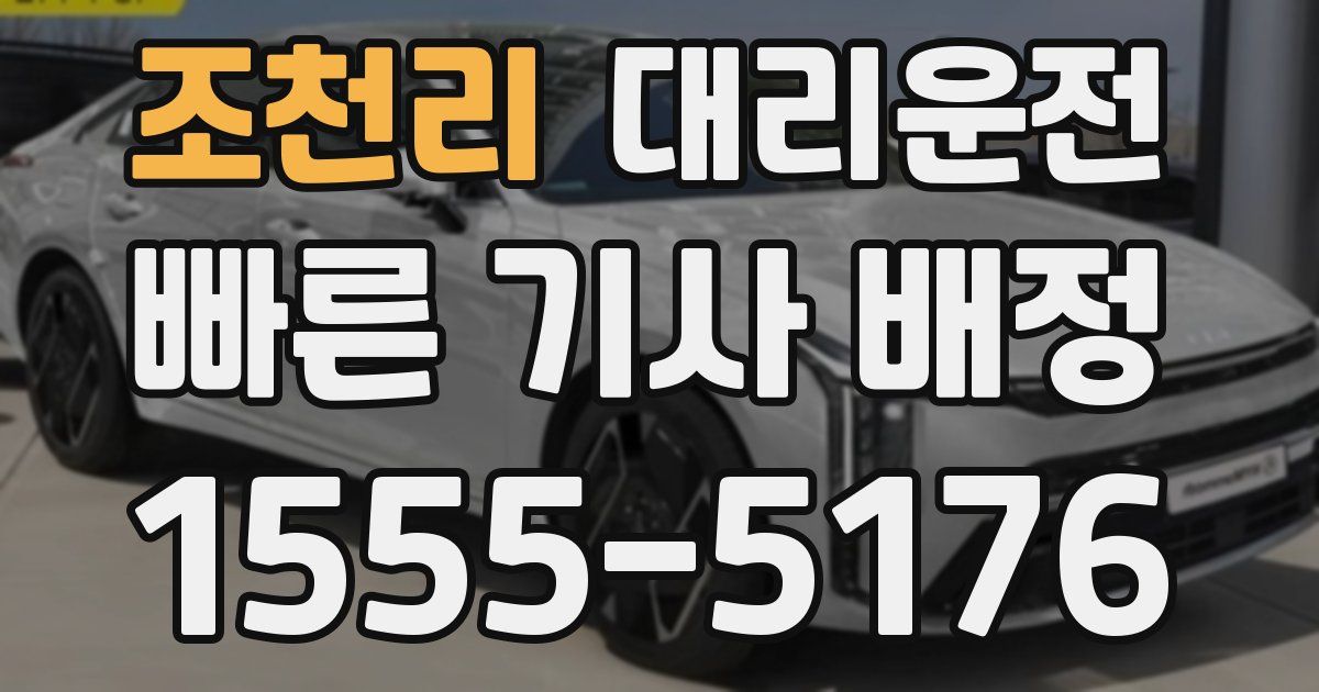 일일대리기사