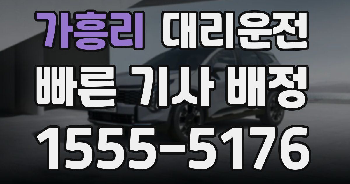 일일대리기사