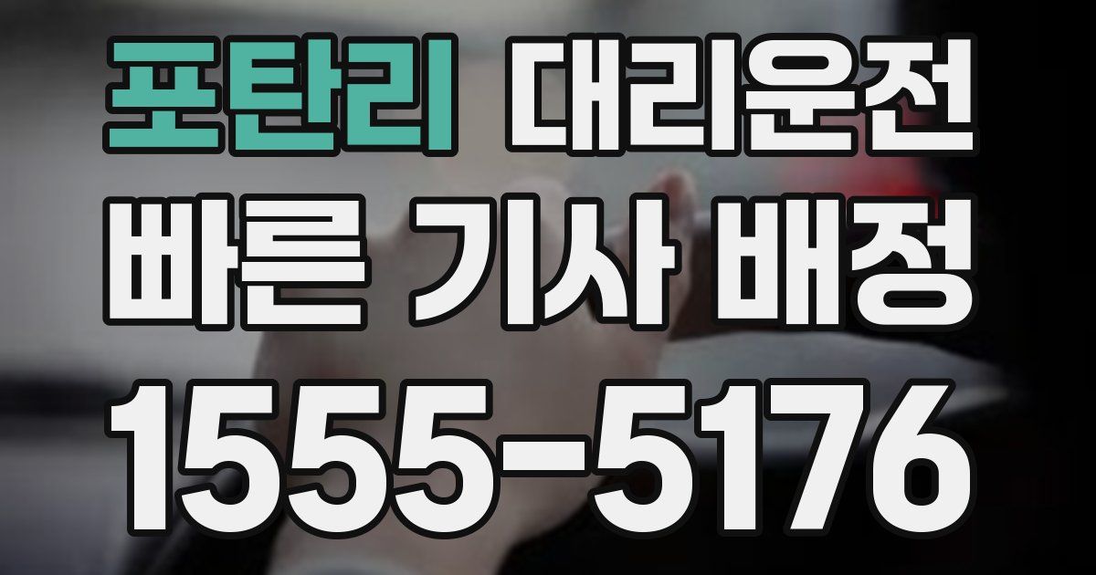 일일대리기사