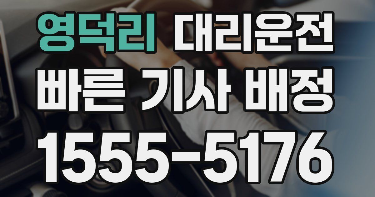 일일대리기사