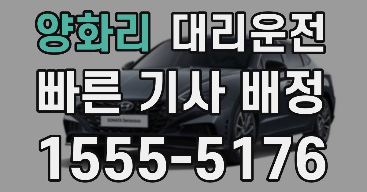 일일대리기사