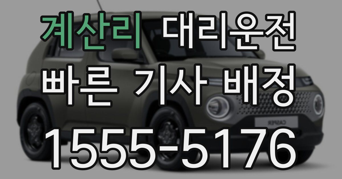 일일대리기사