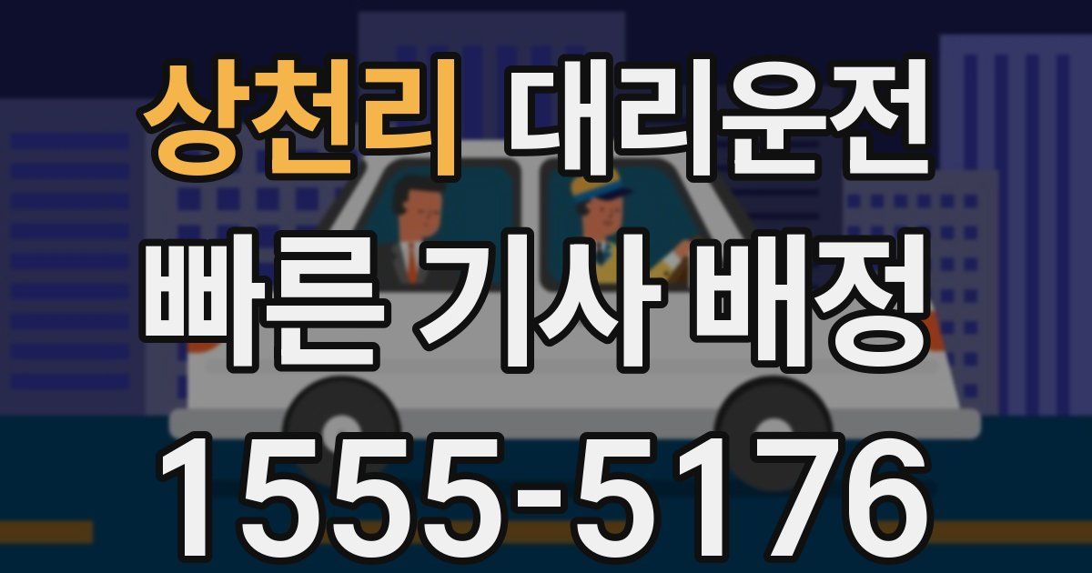 일일대리기사