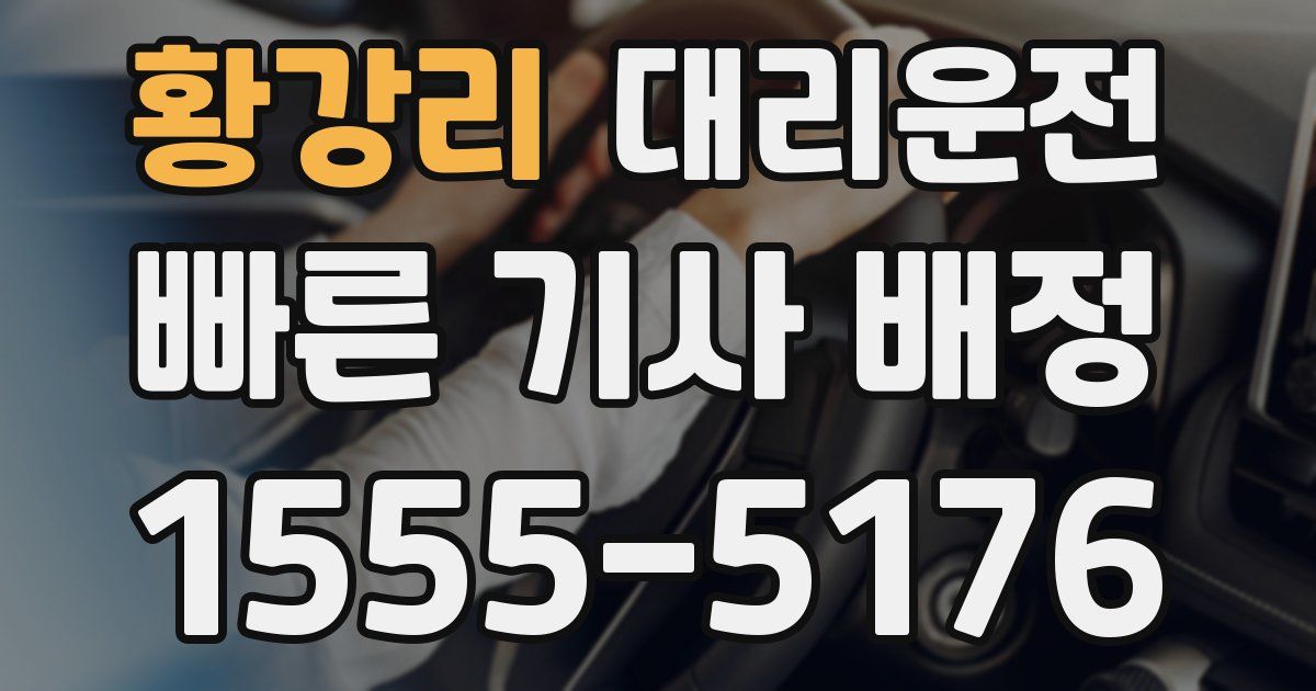 일일대리기사