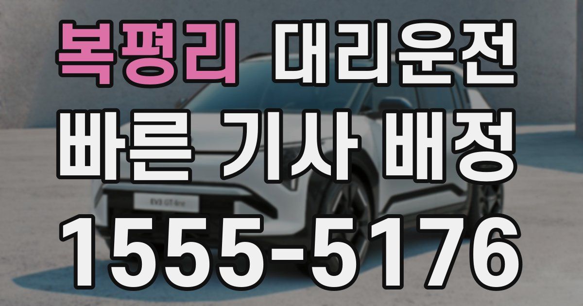 일일대리기사