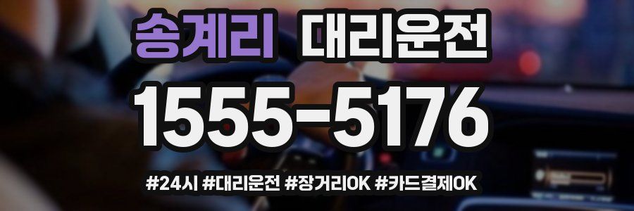 송계리 대리운전
