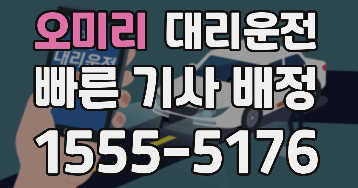 일일대리기사