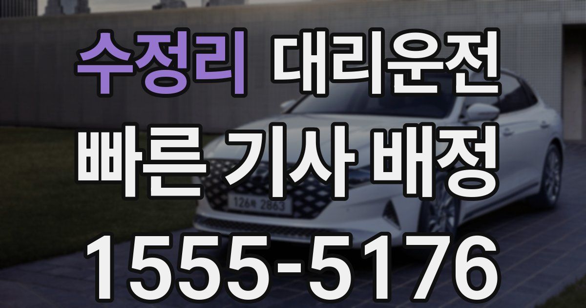 일일대리기사