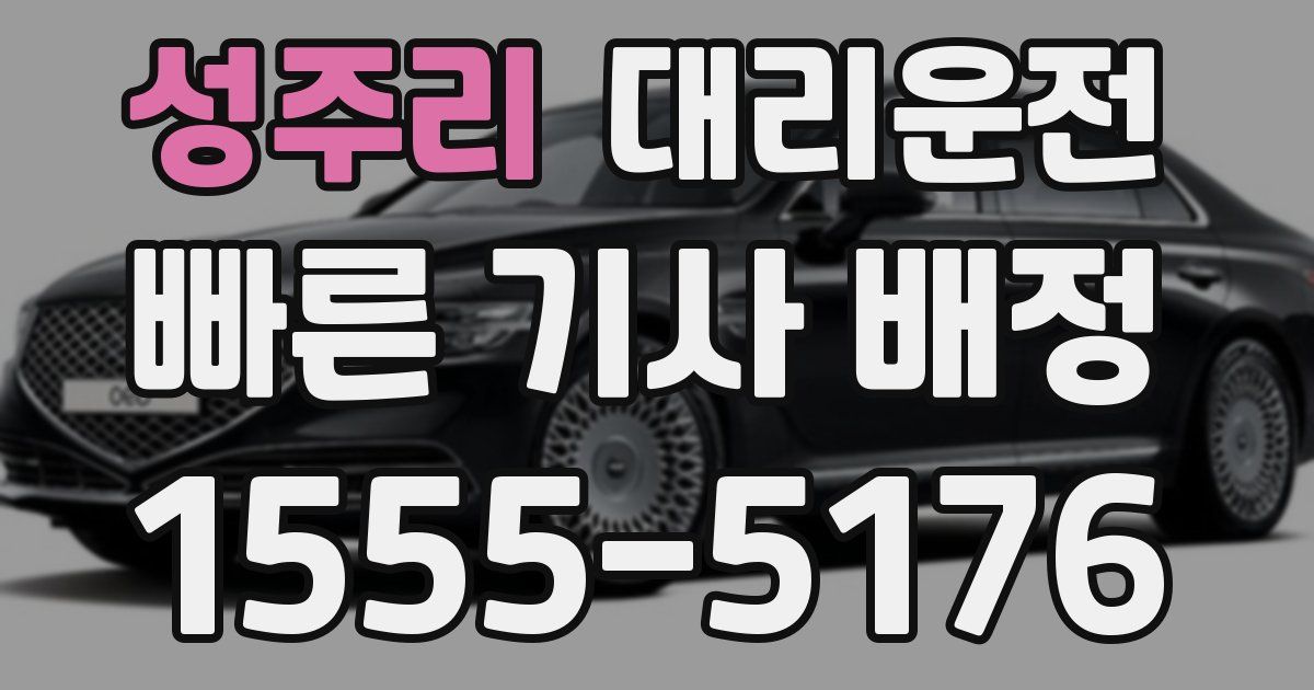 일일대리기사