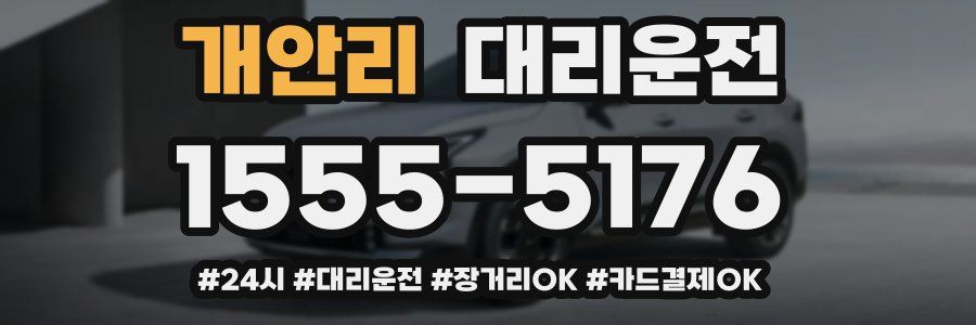 개안리 대리운전