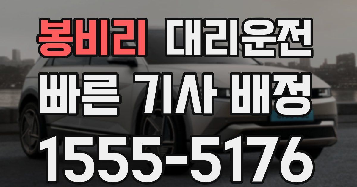 일일대리기사