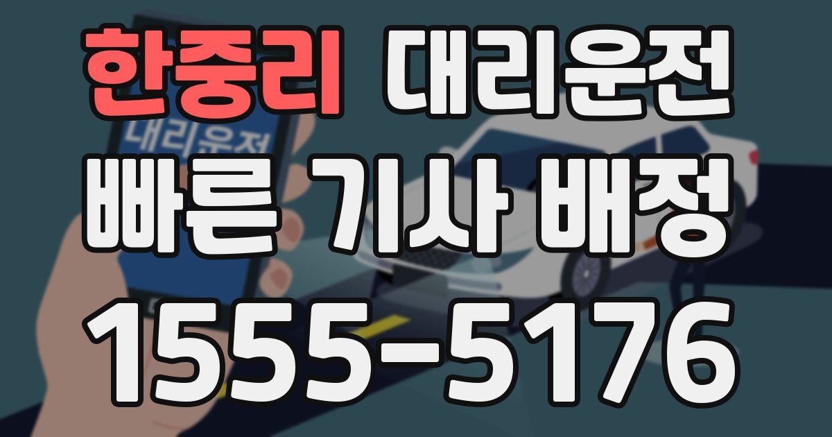 일일대리기사