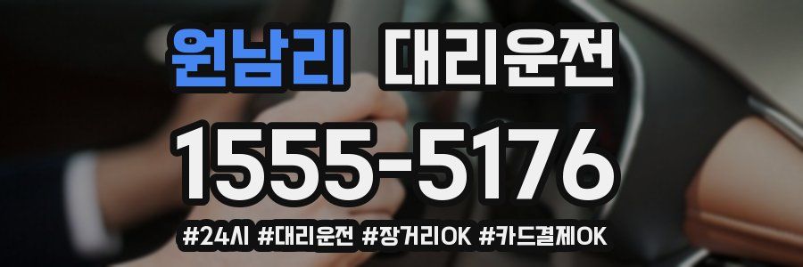 원남리 대리운전