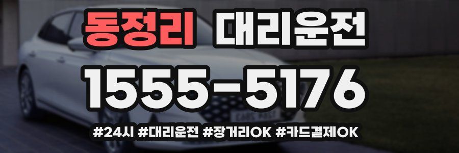 동정리 대리운전