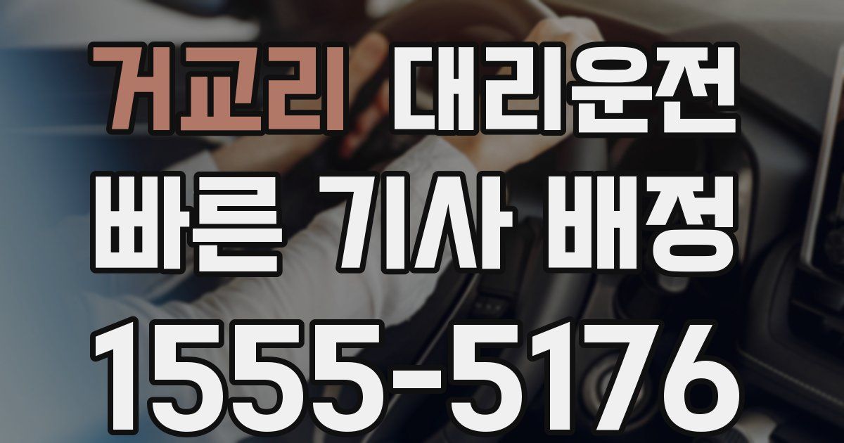 일일대리기사