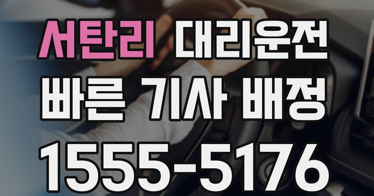 일일대리기사