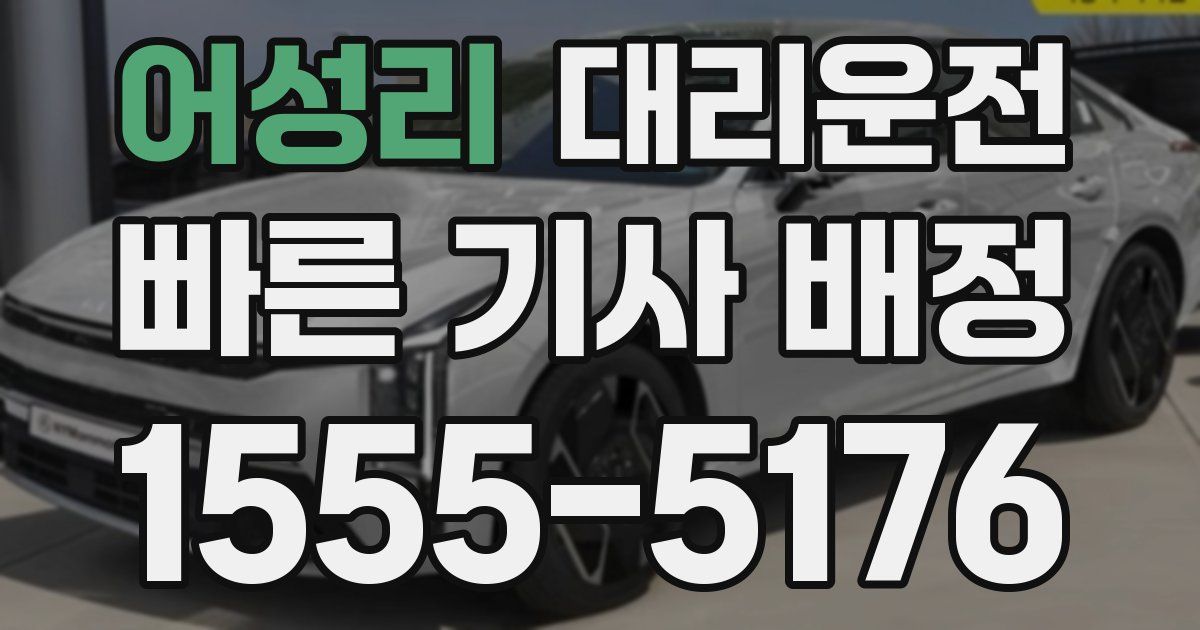 일일대리기사