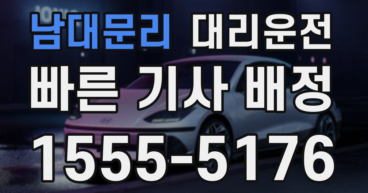 일일대리기사
