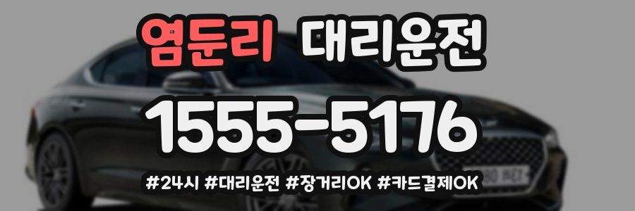 염둔리 대리운전