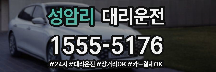 성암리 대리운전