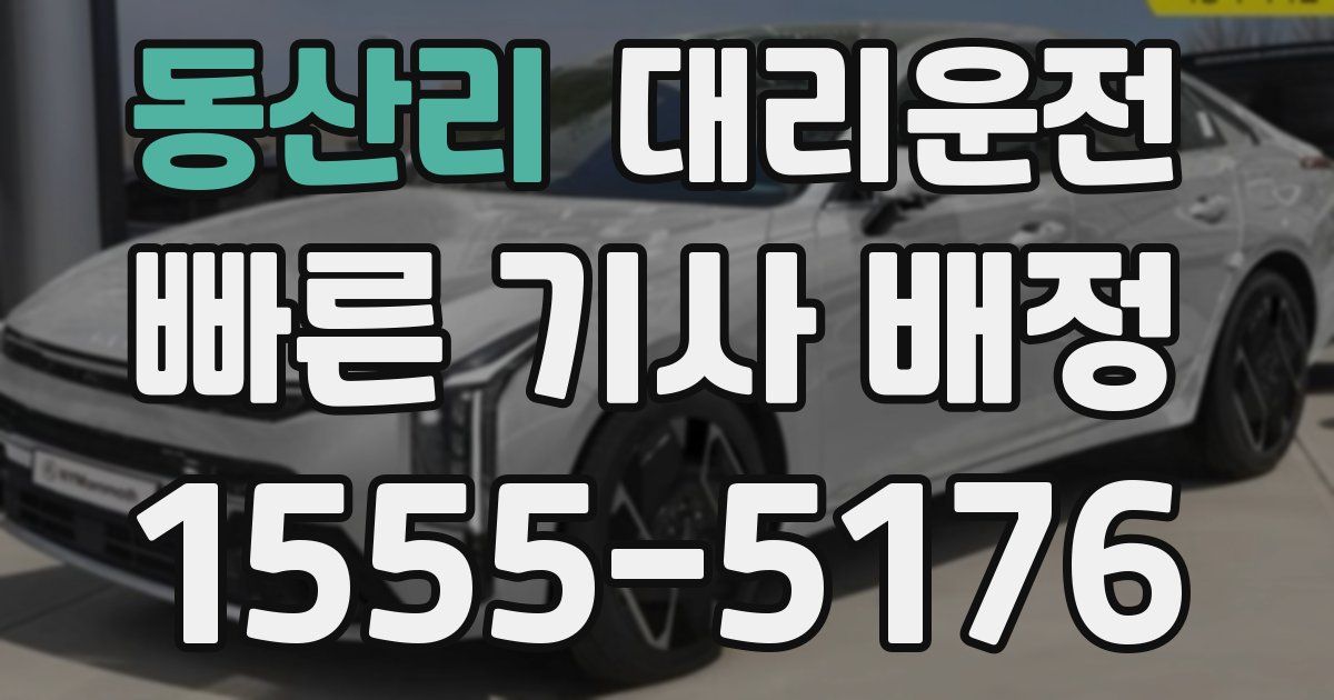 일일대리기사