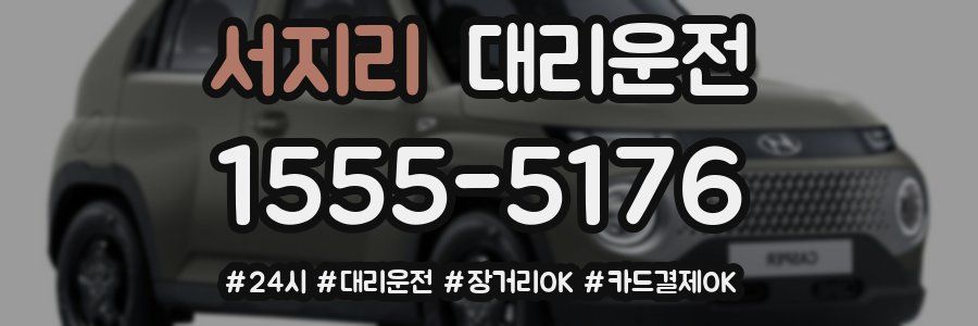 서지리 대리운전