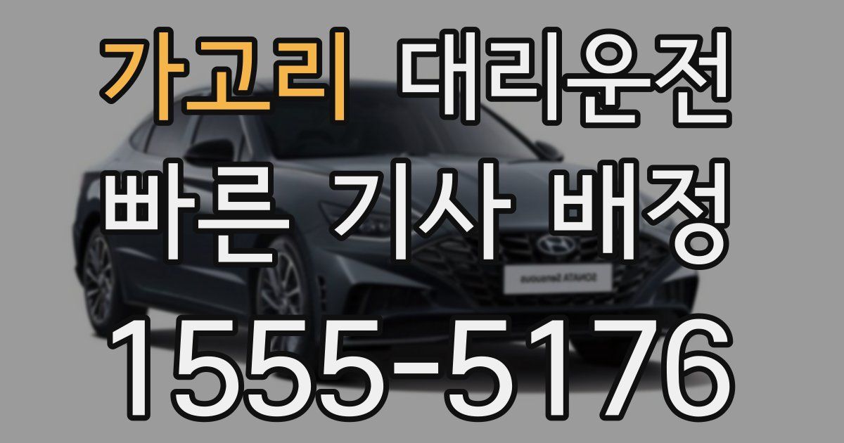 일일대리기사