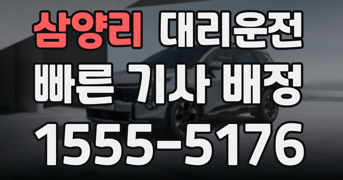 일일대리기사