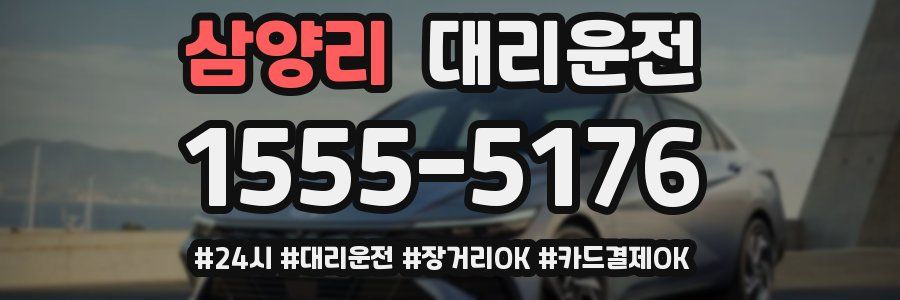 삼양리 대리운전