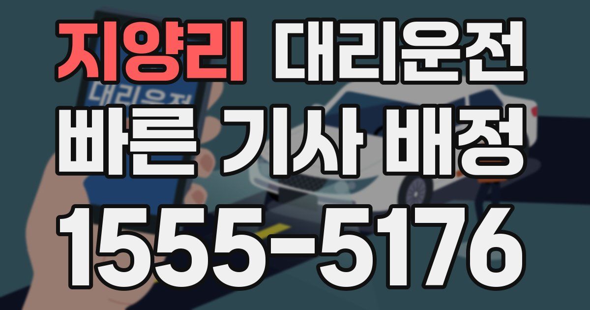 일일대리기사