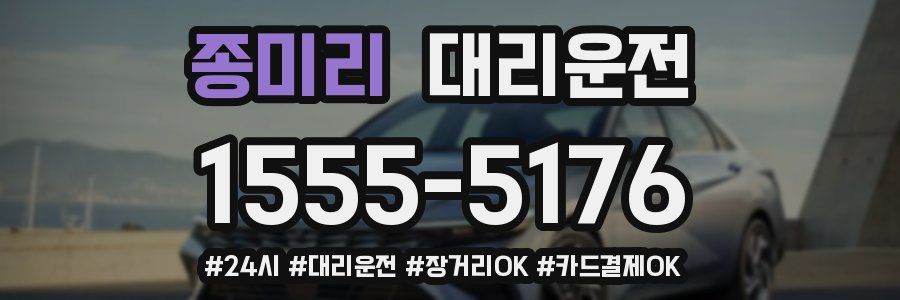 종미리 대리운전