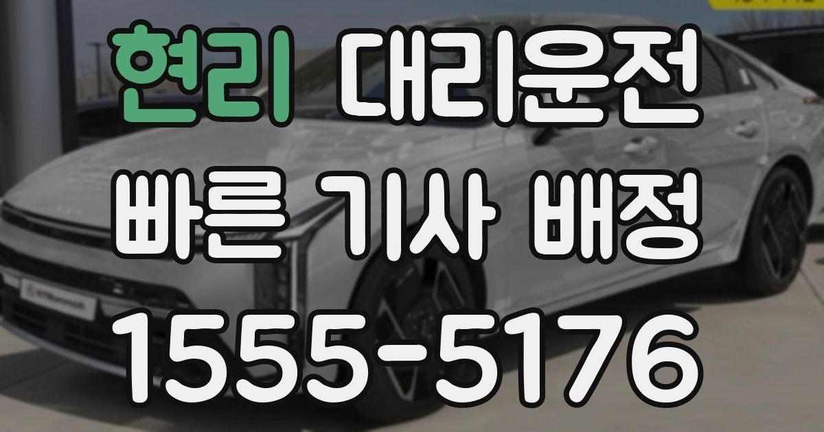 일일대리기사