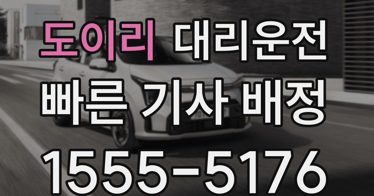 일일대리기사