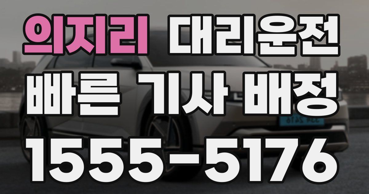 일일대리기사
