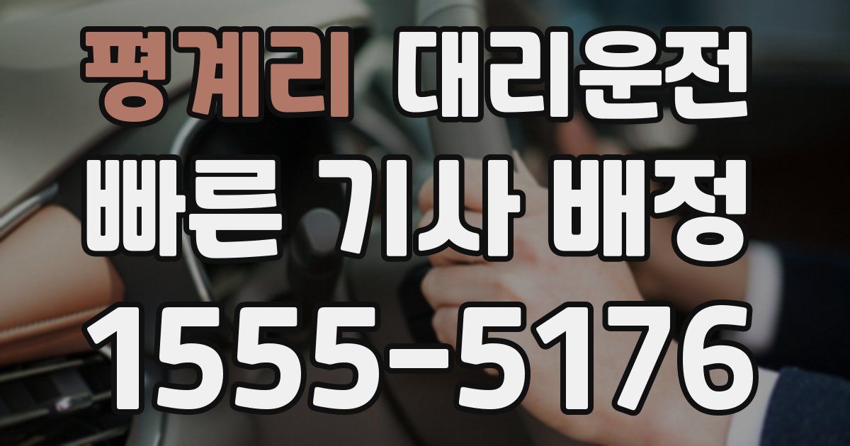 일일대리기사