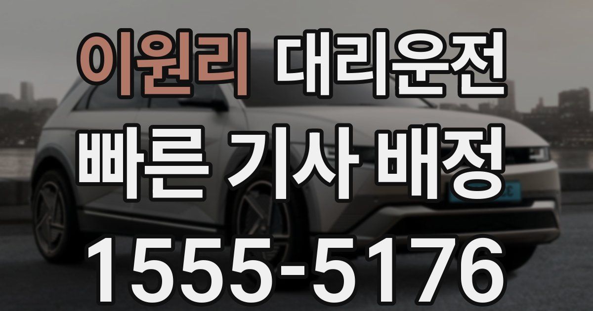 일일대리기사