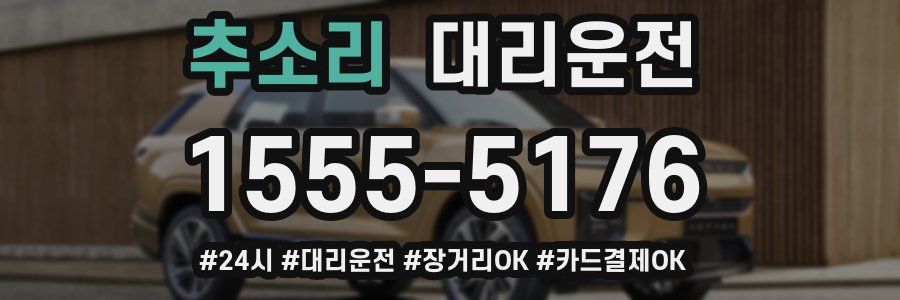 추소리 대리운전