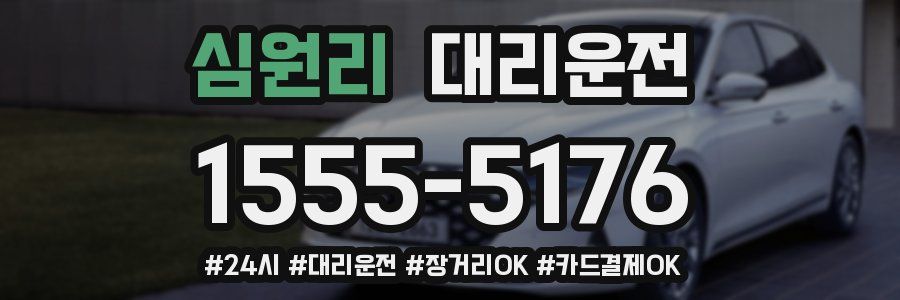 심원리 대리운전