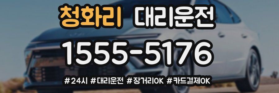 청화리 대리운전