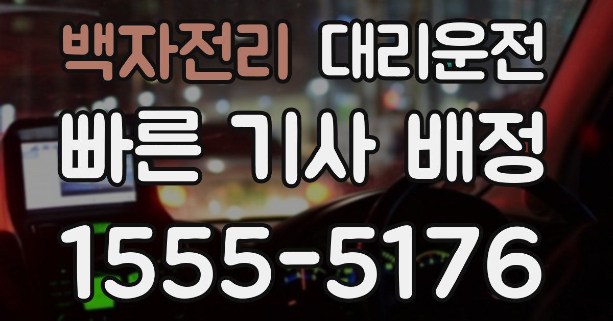 일일대리기사