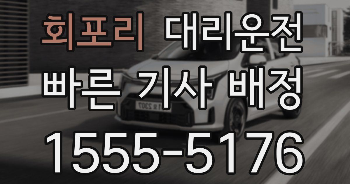 일일대리기사