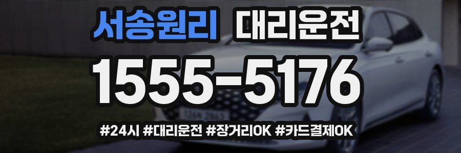 서송원리 대리운전