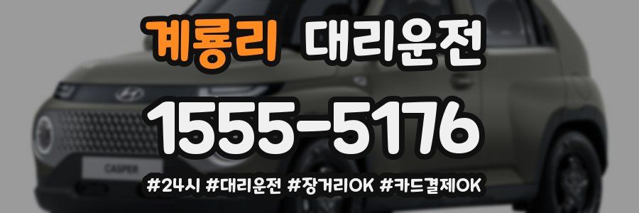 계룡리 대리운전