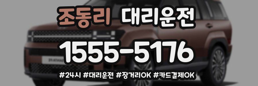 조동리 대리운전