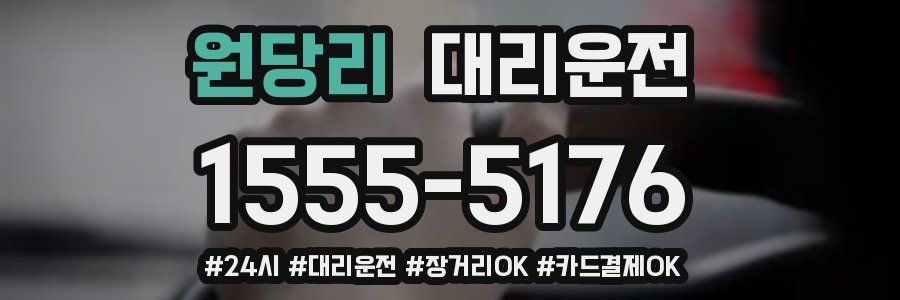 원당리 대리운전